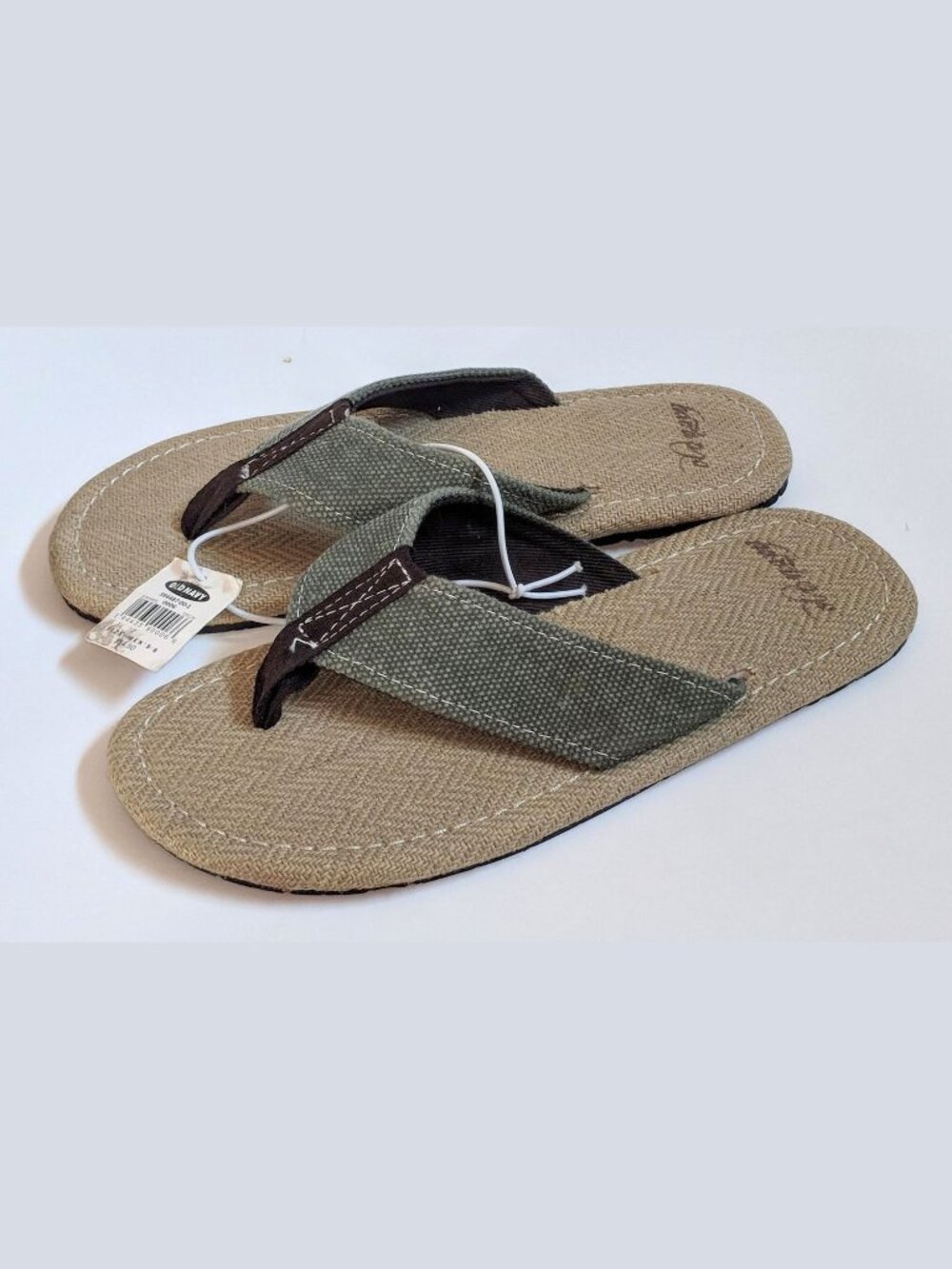 RARE NWT Old Navy MENS CANVAS THONG FLIP FLOPS Casual Sandals Shoes US 6 LIMITED